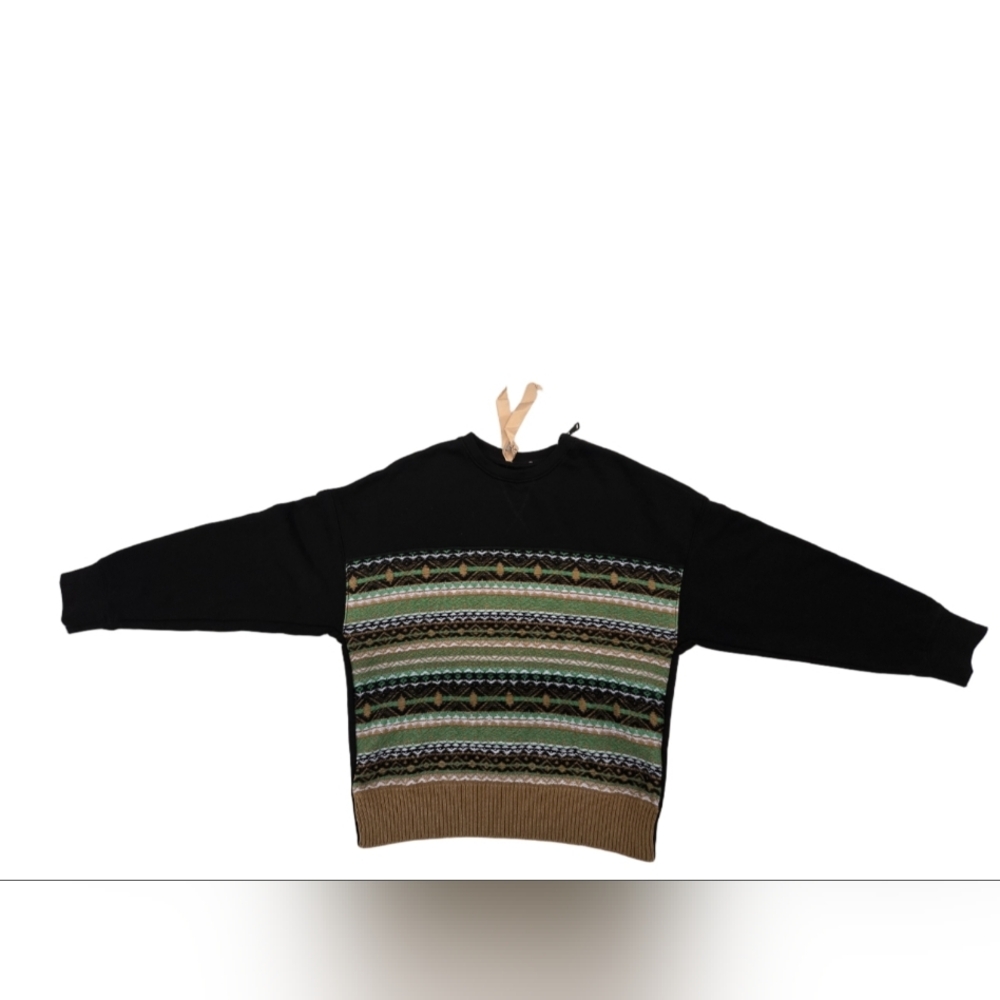 N° 21 Cotton &‎ Wool Shoulder Zip Sweater SZ 38 MADE IN ITALY